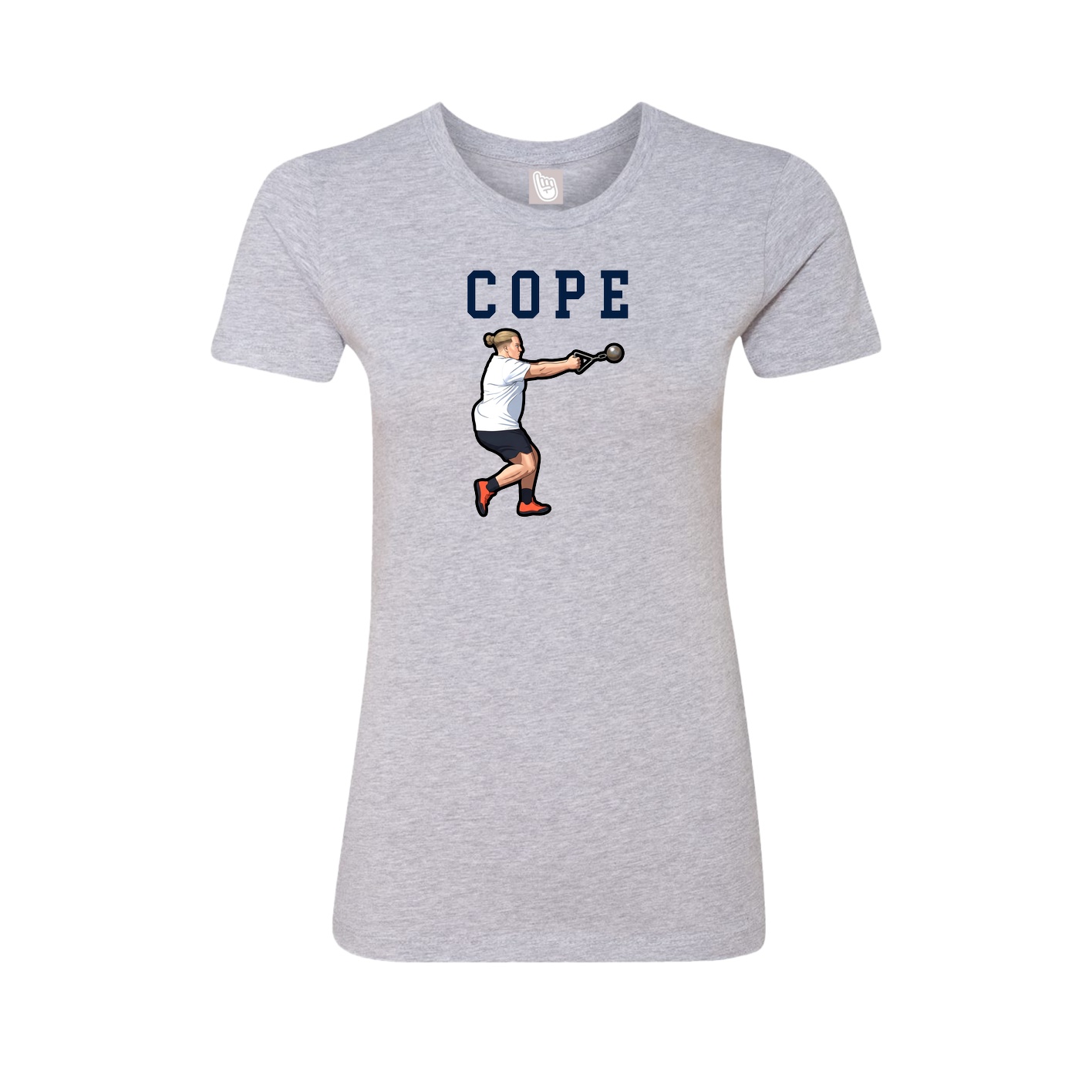 Fitted Women's Tee — Shirsey in Grey