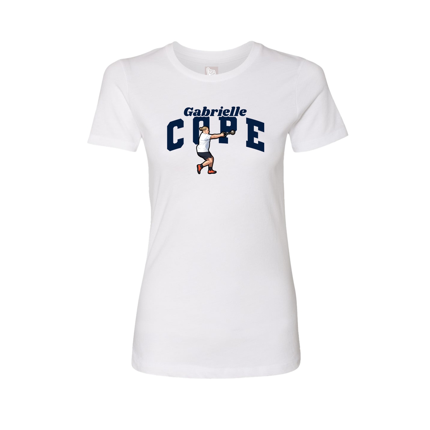 Womens Tee — Signature Arch in White