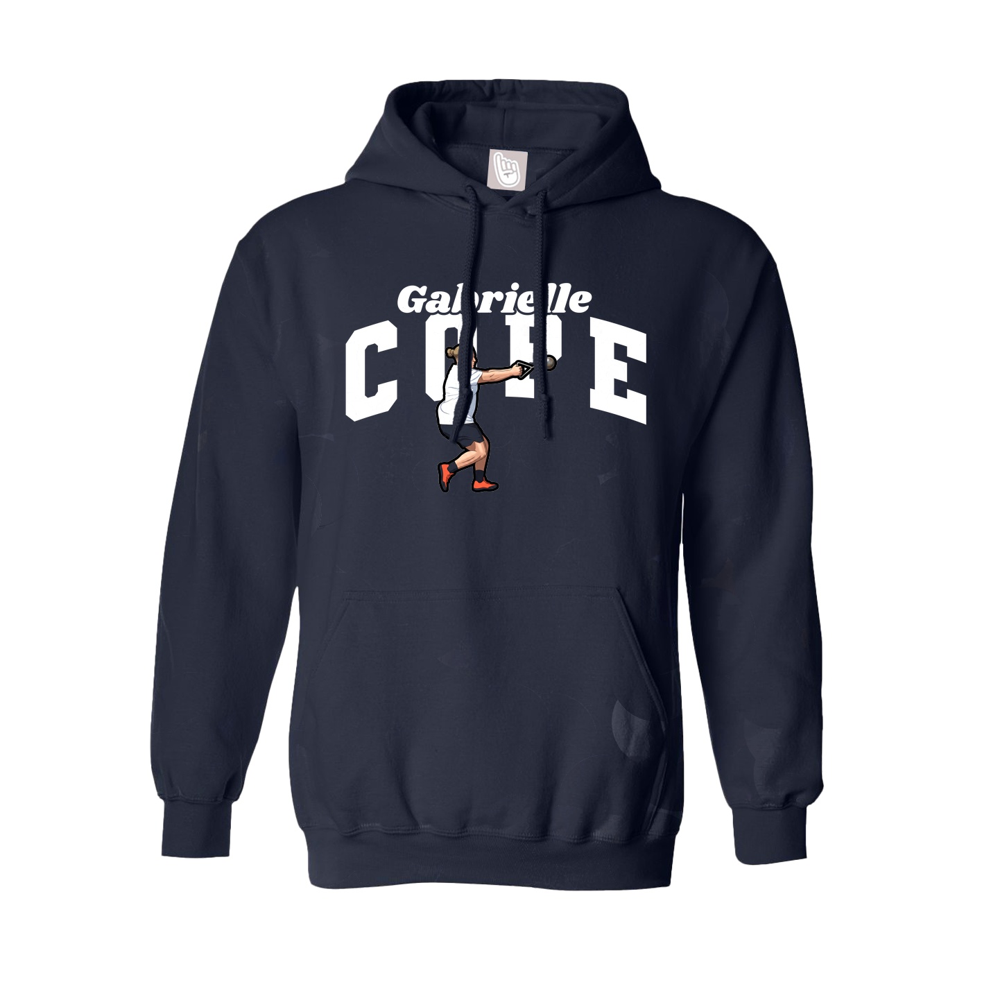 Hoodie — Signature Arch in Navy