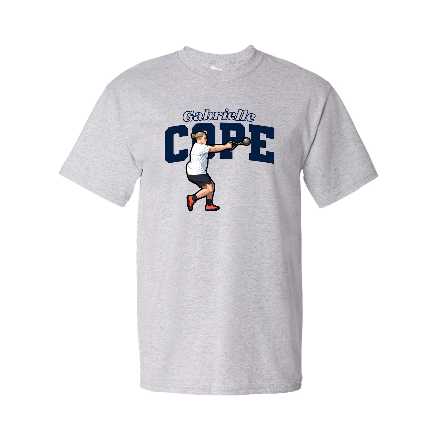 Tee — Name Arch in Grey