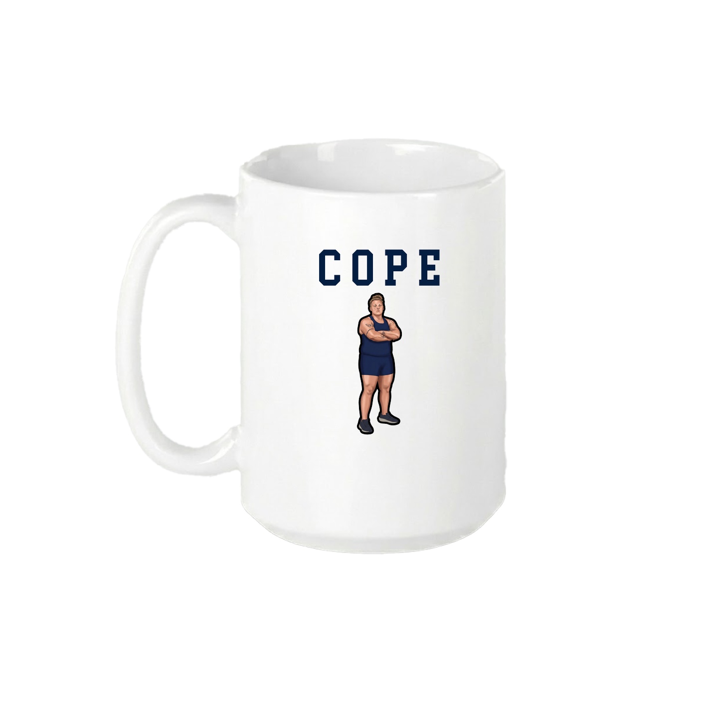 15oz Coffee Mug — Shirsey in White