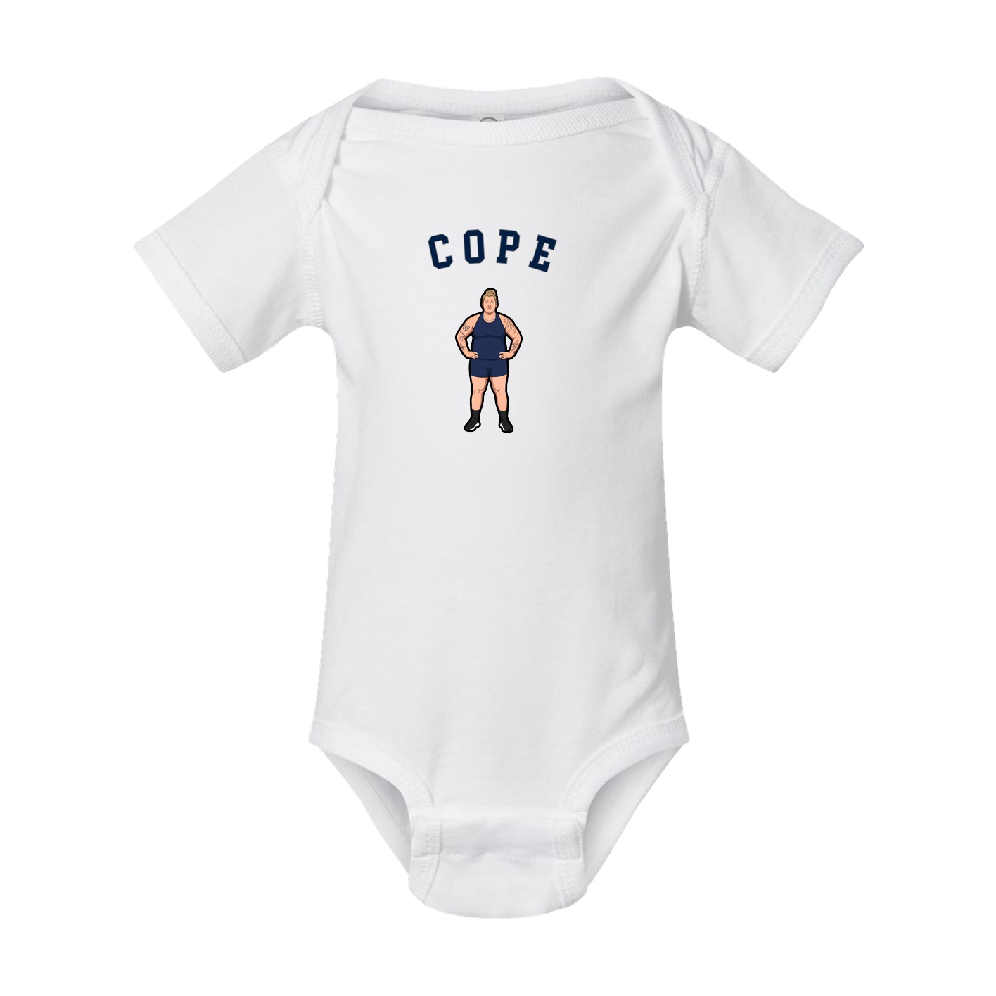 Baby Onesie — Shirsey Arch in White