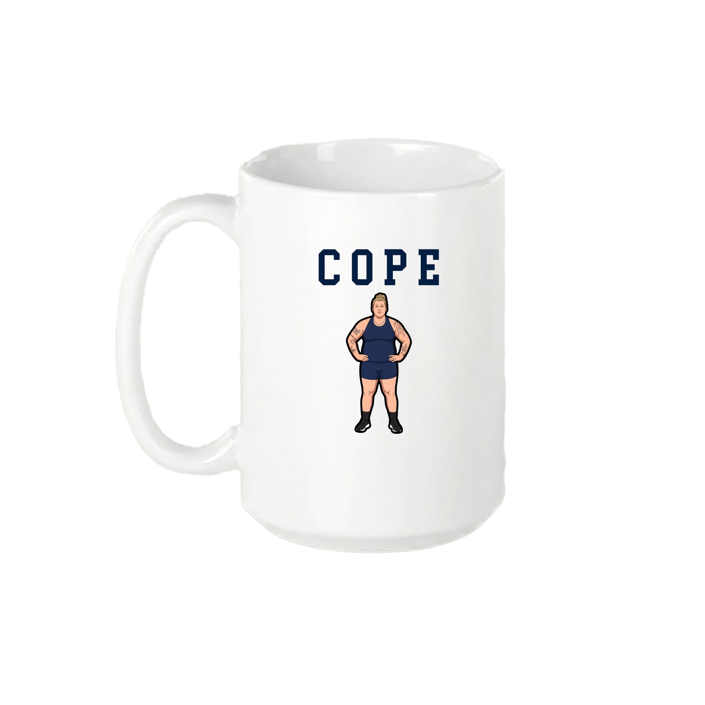 15oz Coffee Mug — Shirsey in White
