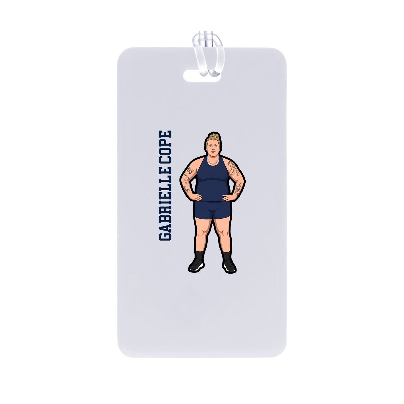 Bag Tag — Name Vertical in Classic