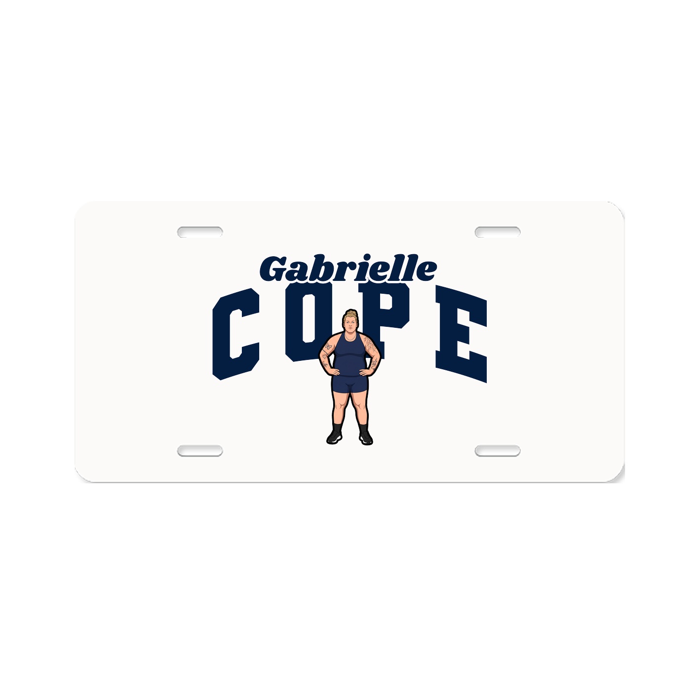 License Plate — Signature Arch in Classic