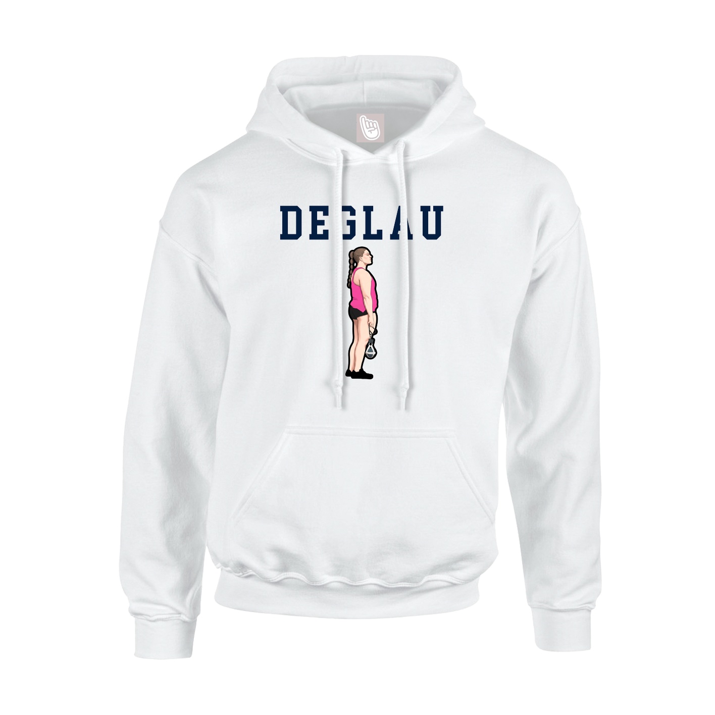 Hoodie — Shirsey in White