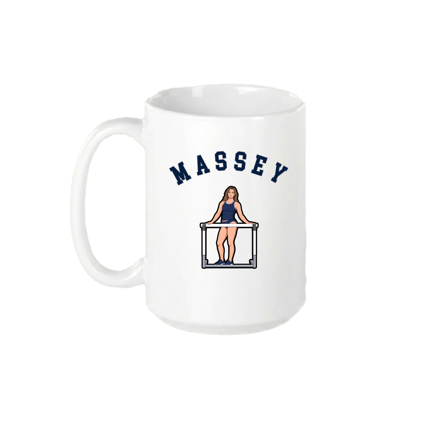 15oz Coffee Mug — Shirsey Arch in White