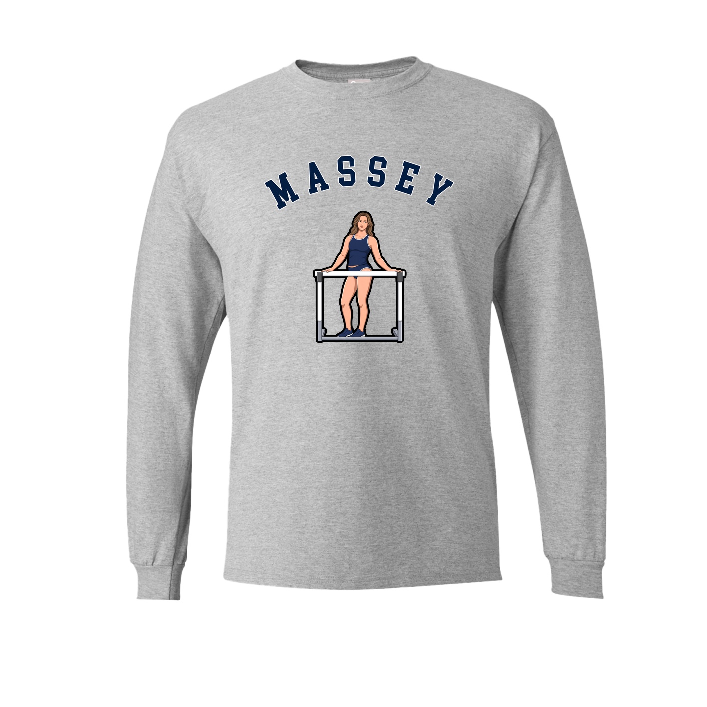Long Sleeve Tee — Shirsey Arch in Grey