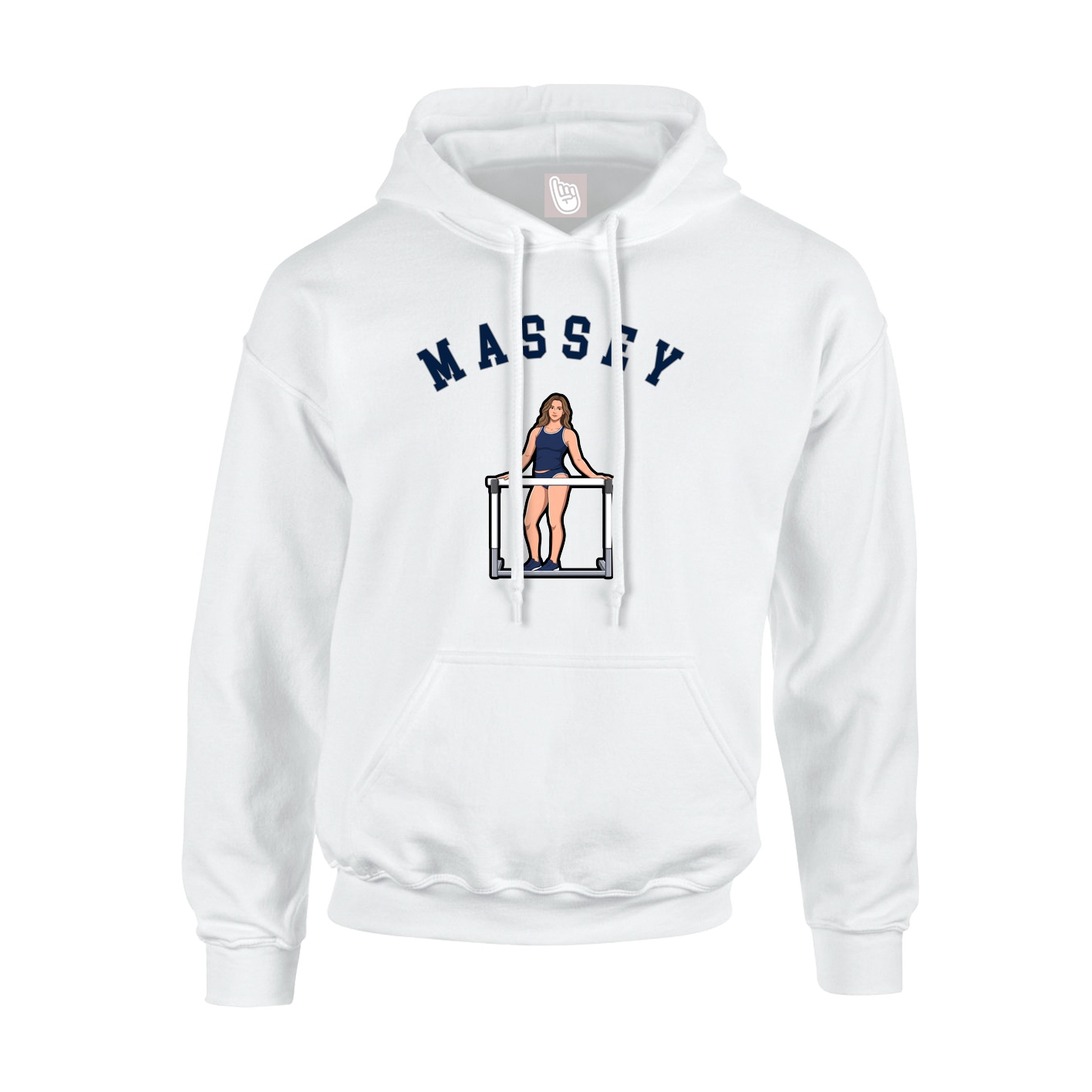 Hoodie — Shirsey Arch in White