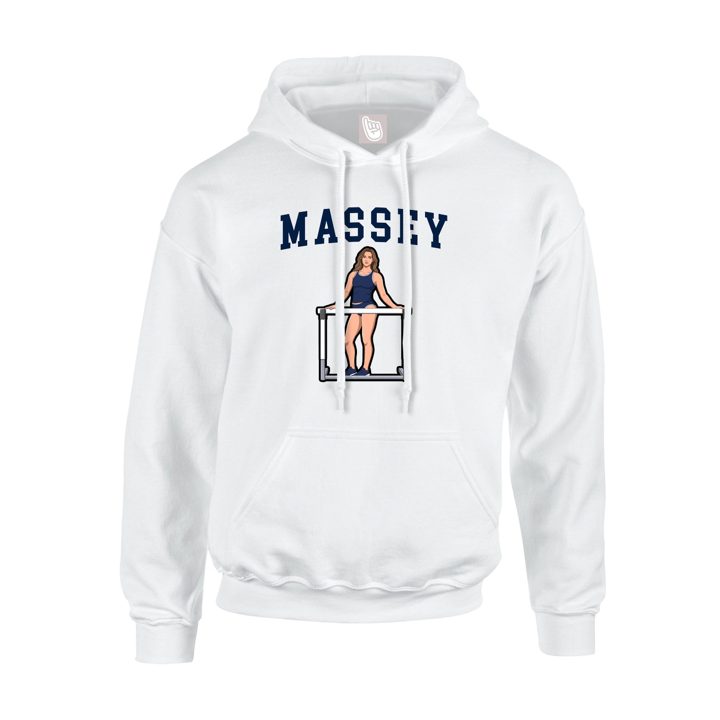 Hoodie — Shirsey in White
