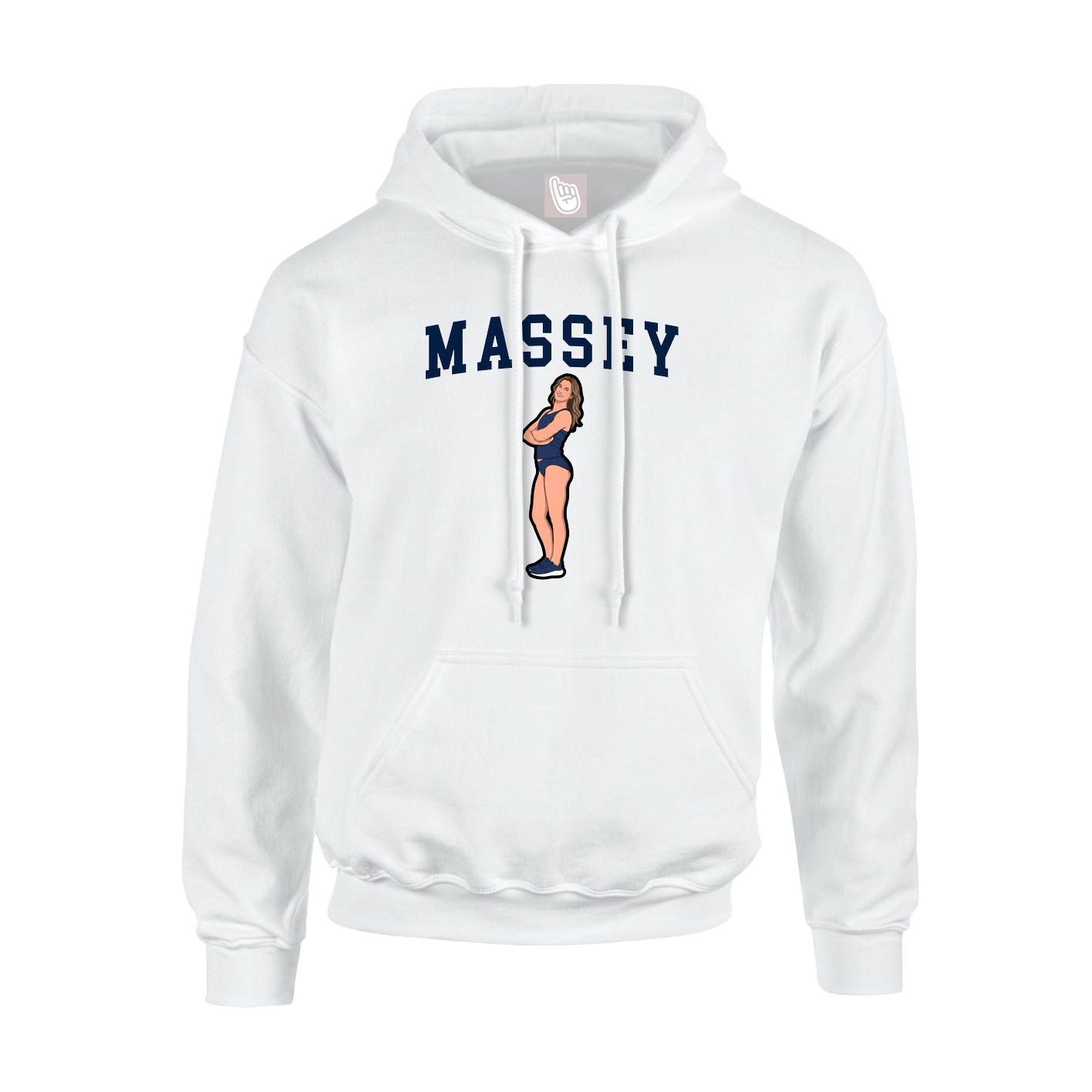 Hoodie — Shirsey in White