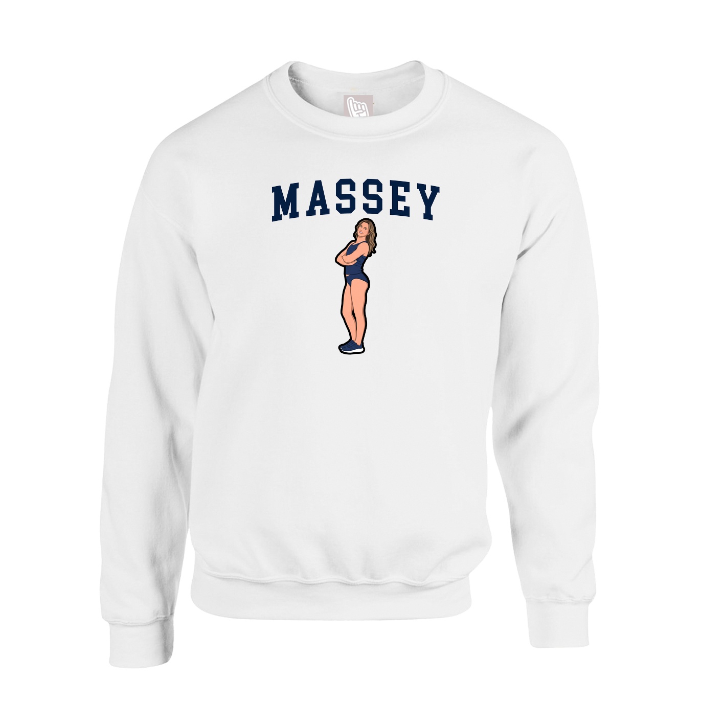 Fleece Crew — Shirsey in White