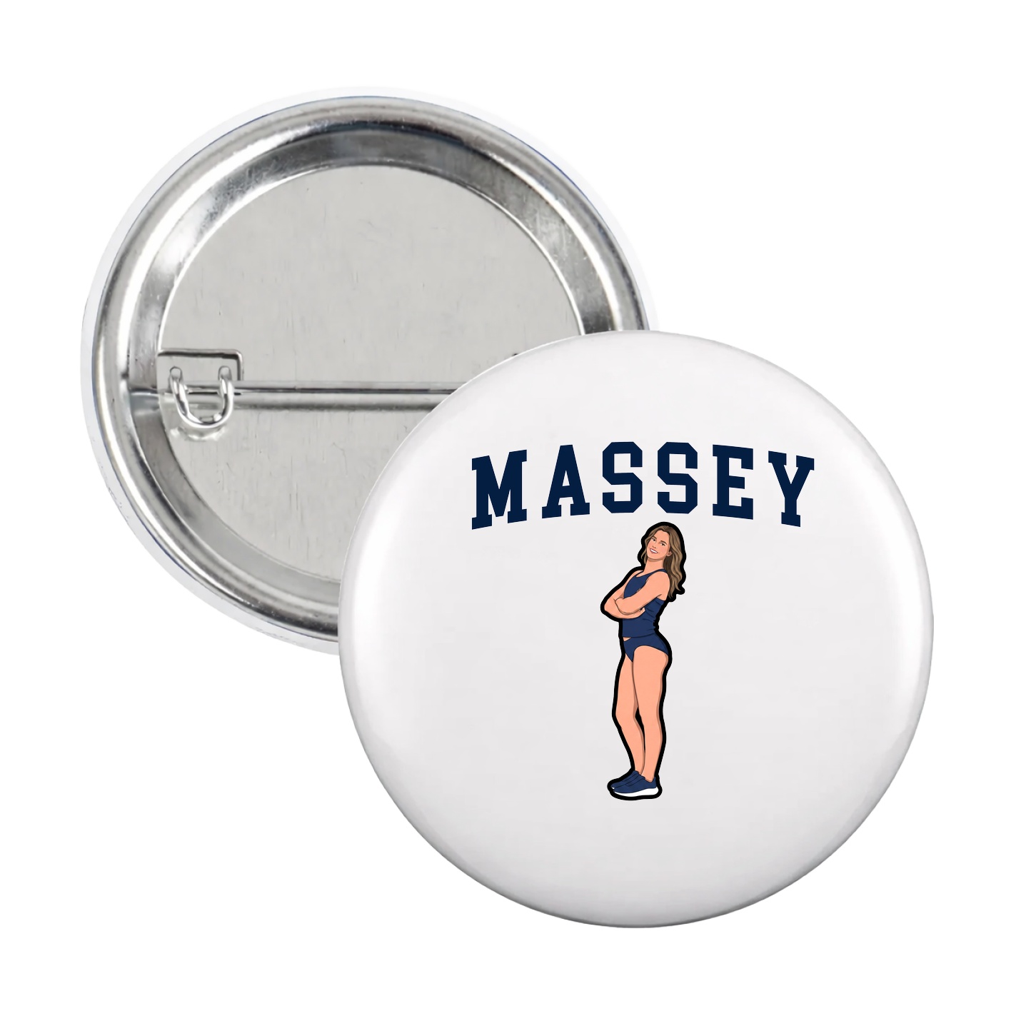 Game Day Button — Shirsey in White