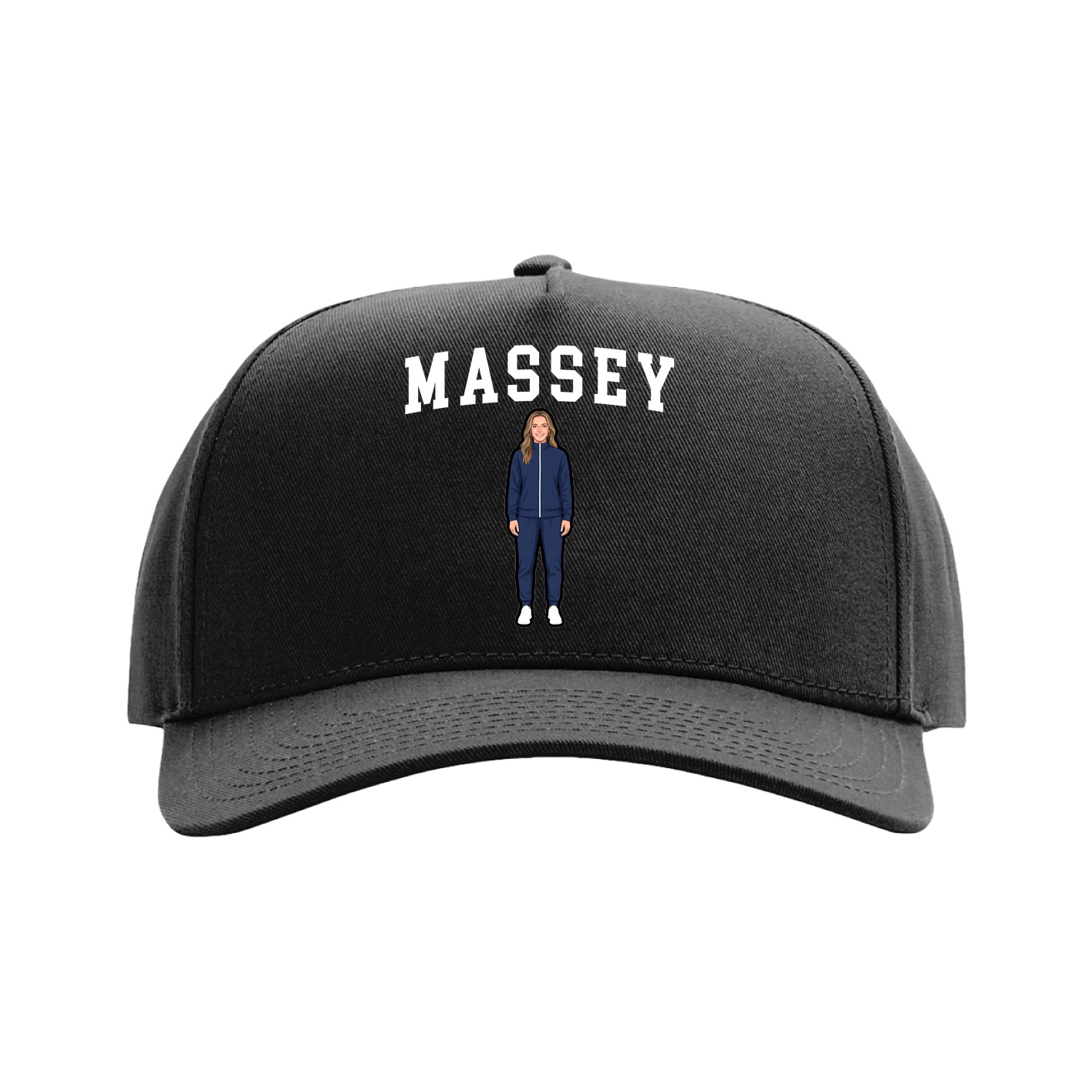 Full Fabric Five-Panel Champ Cap