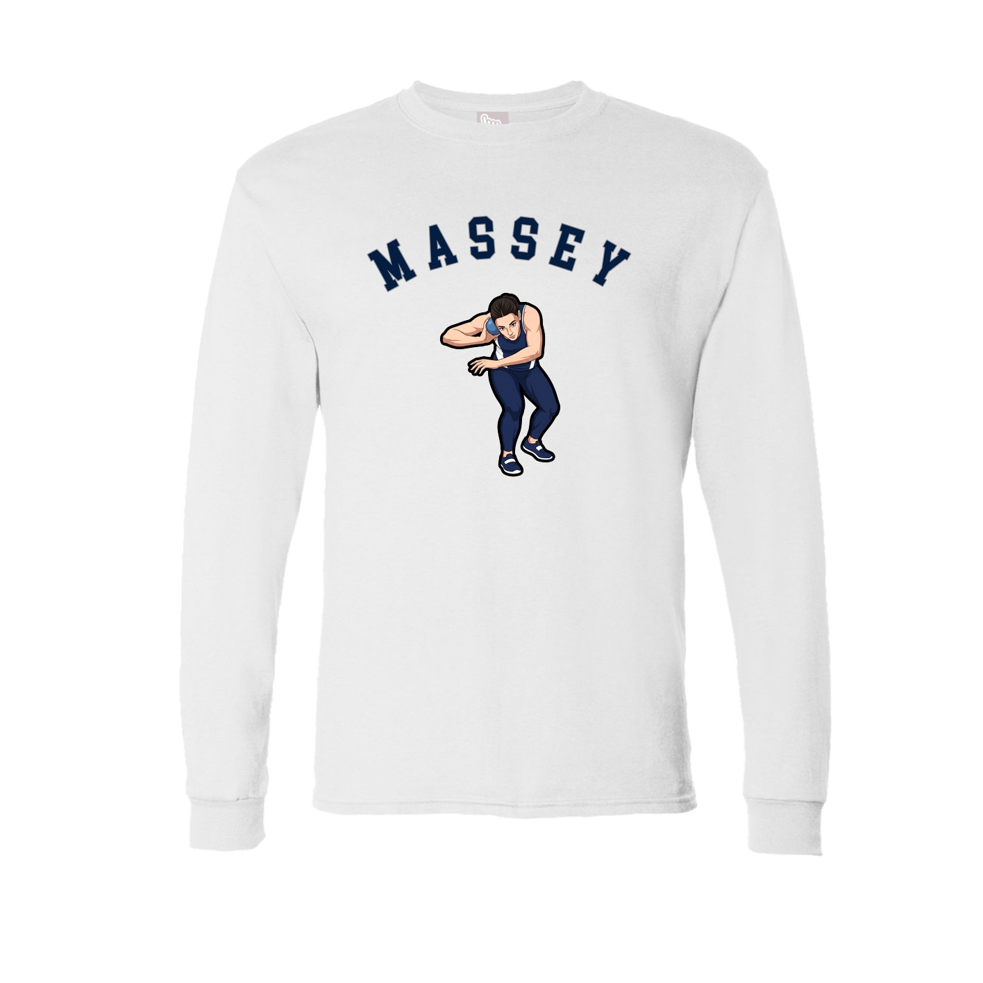 Long Sleeve Tee — Shirsey Arch in White
