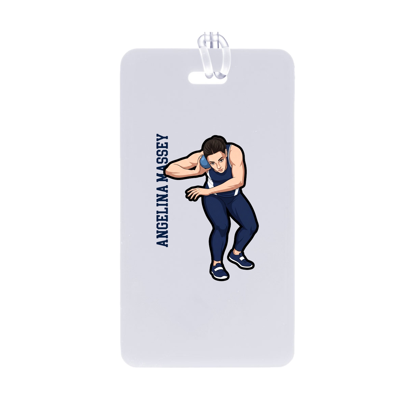 Bag Tag — Name Vertical in Classic