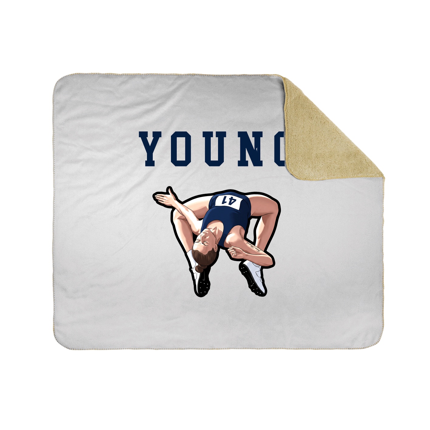 Throw Blanket — Shirsey in White
