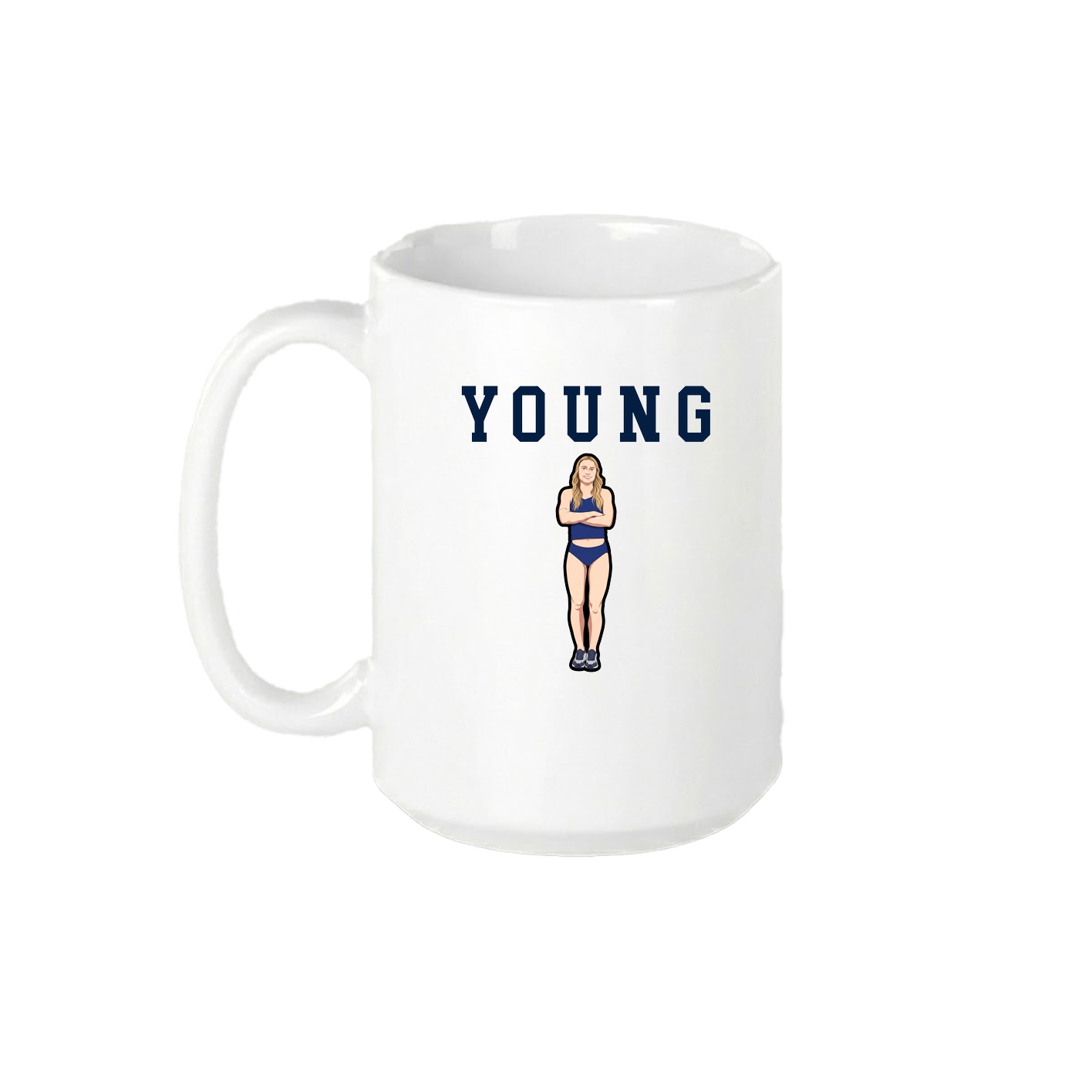 15oz Coffee Mug — Shirsey in White