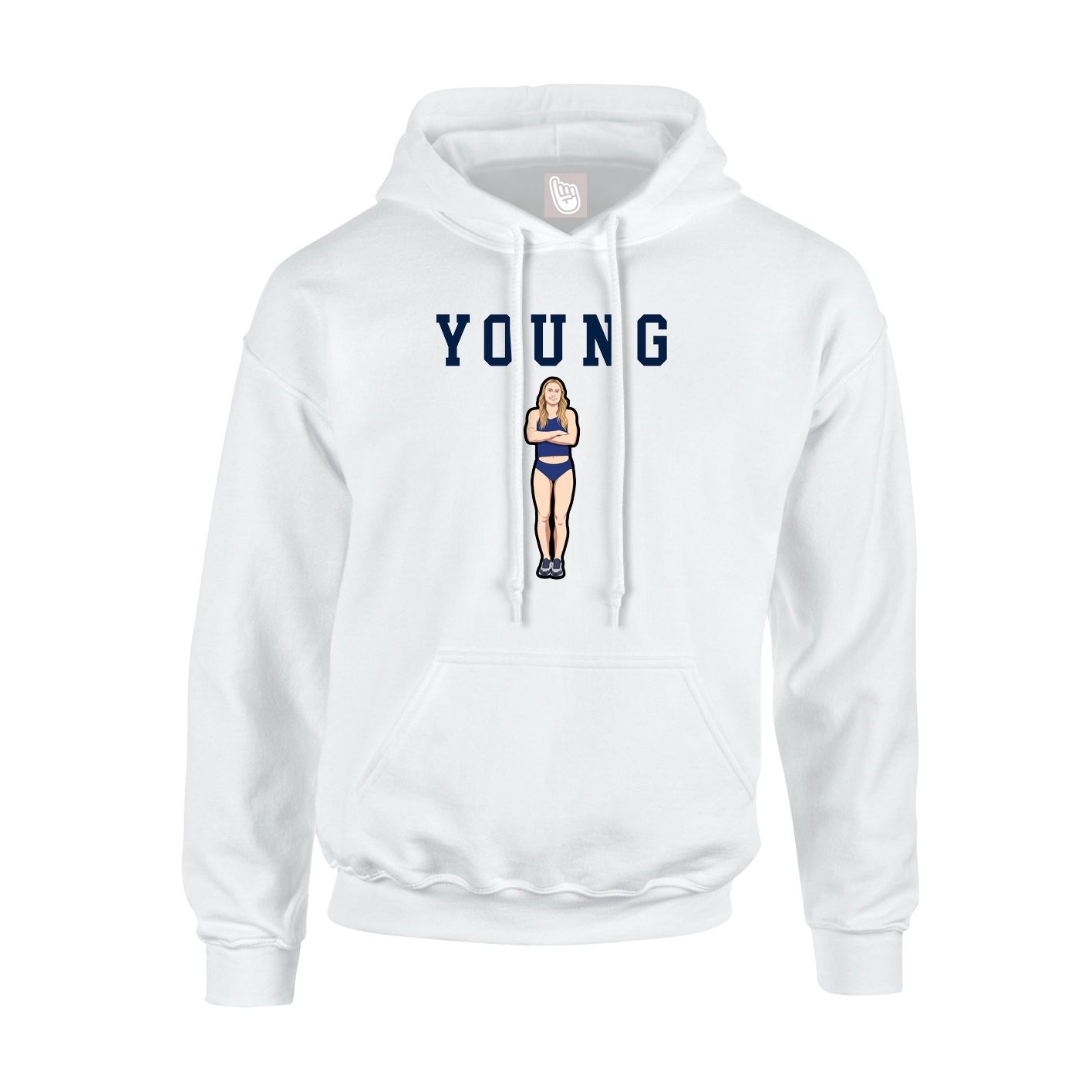 Youth Hoodie — Shirsey in White