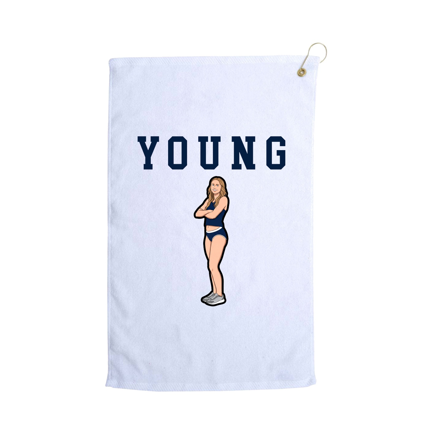 Golf Towel — Shirsey in White