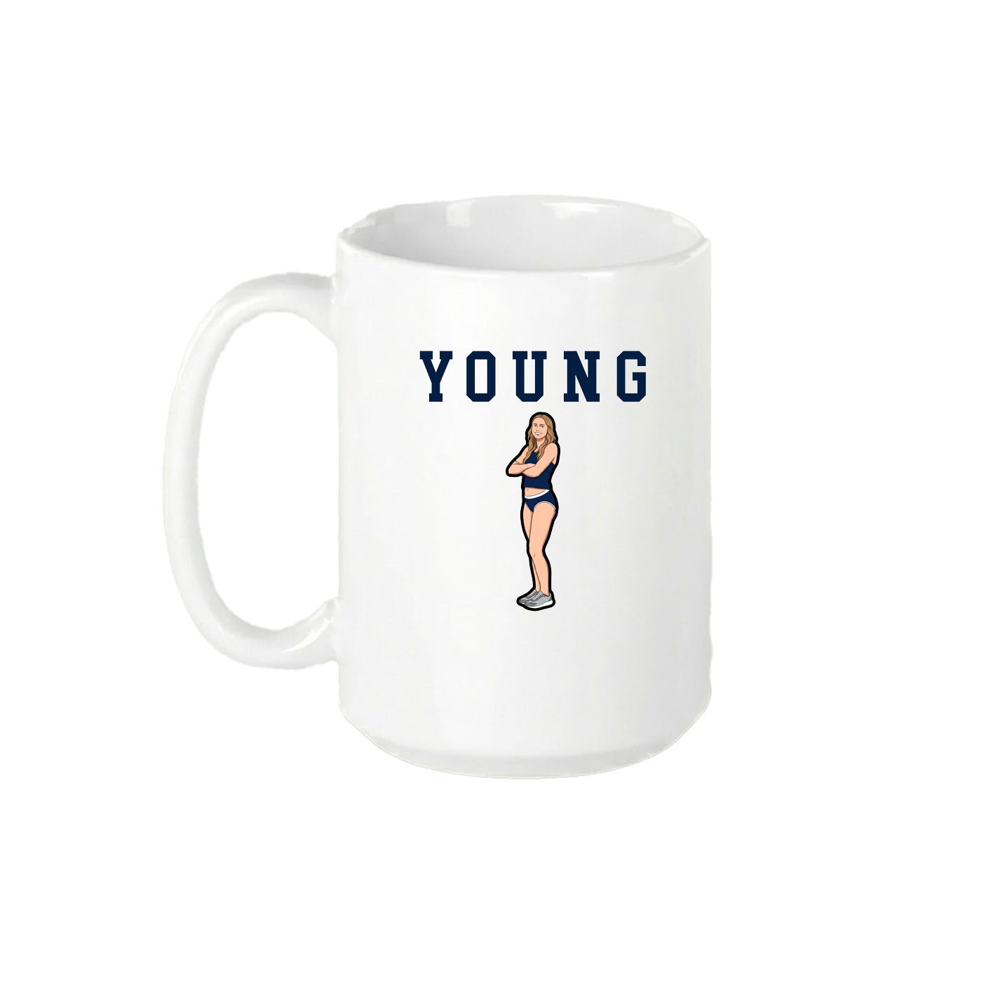 15oz Coffee Mug — Shirsey in White