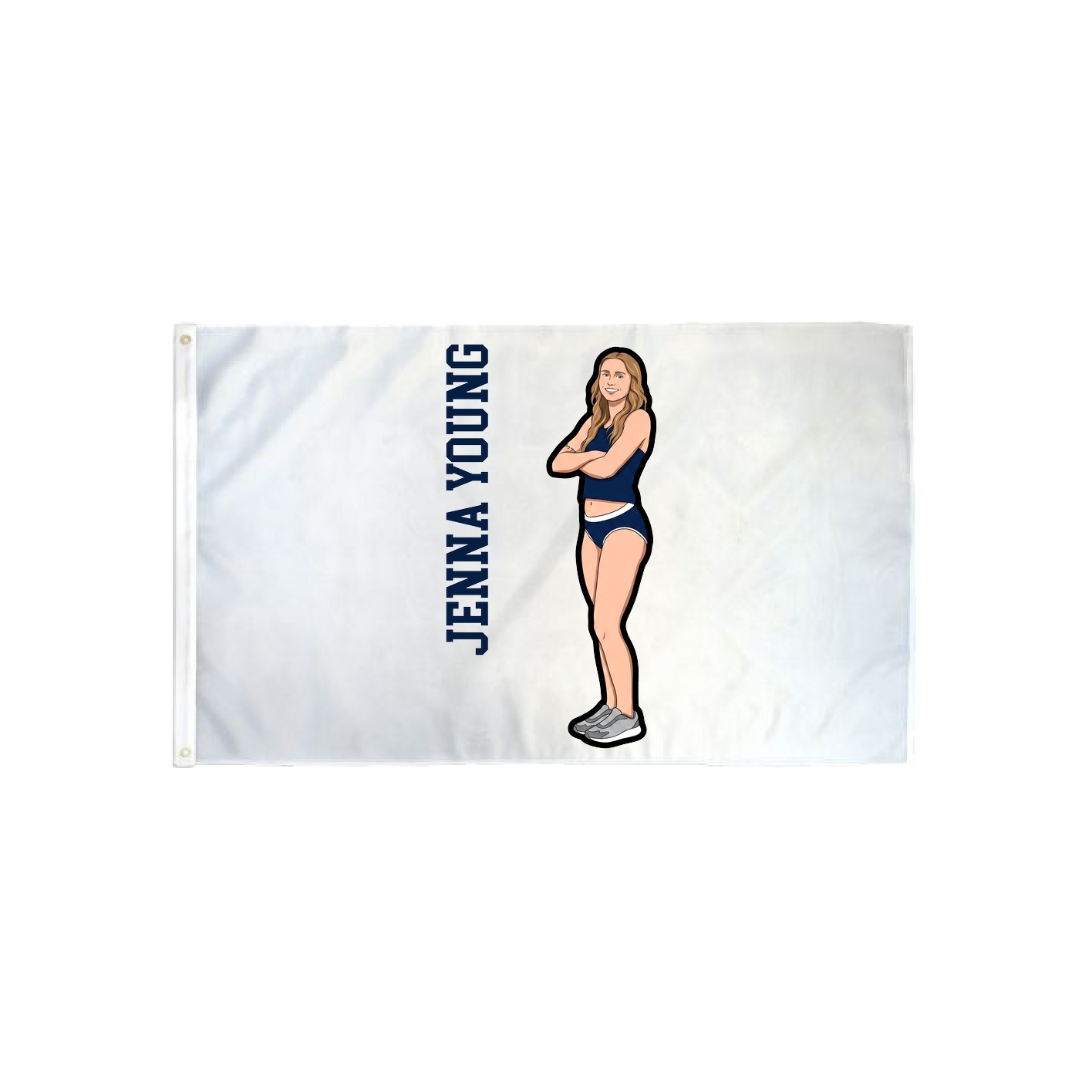 3x5 Flag — Name Vertical in Classic
