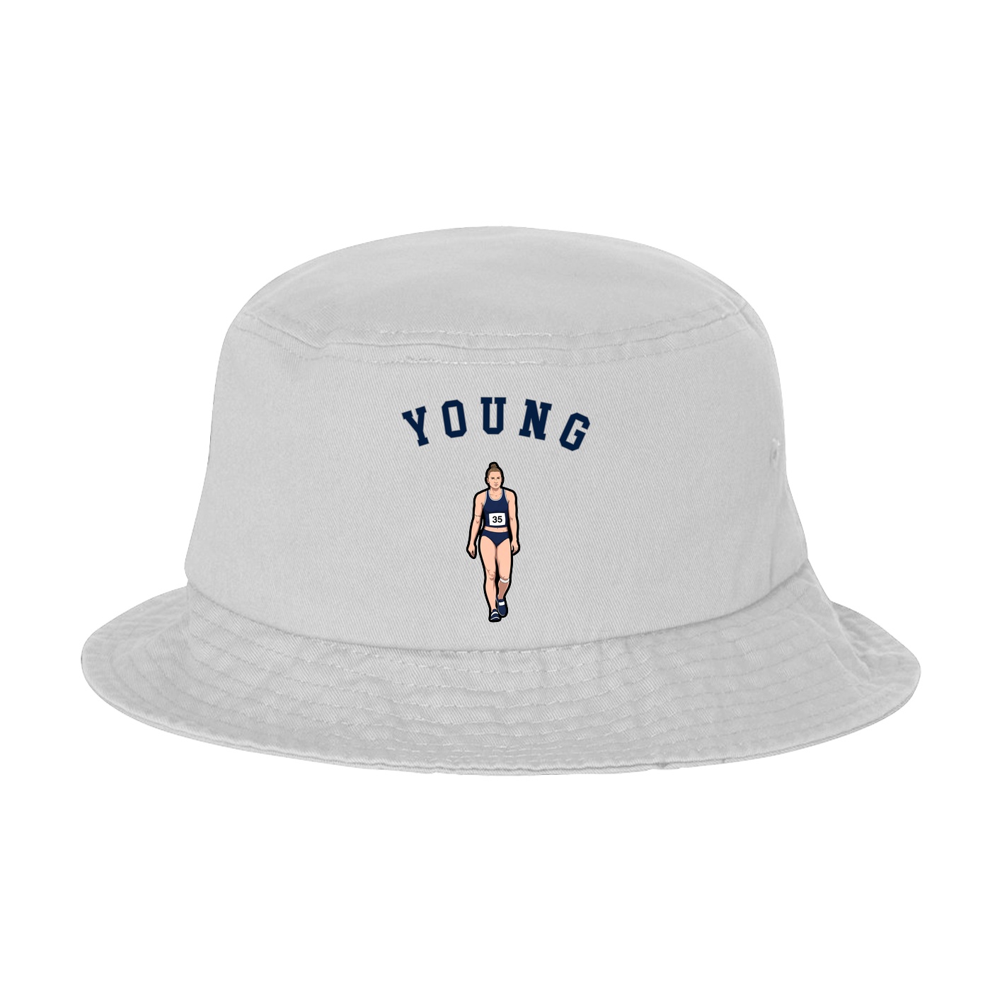 Bucket Cap — Shirsey Arch in White