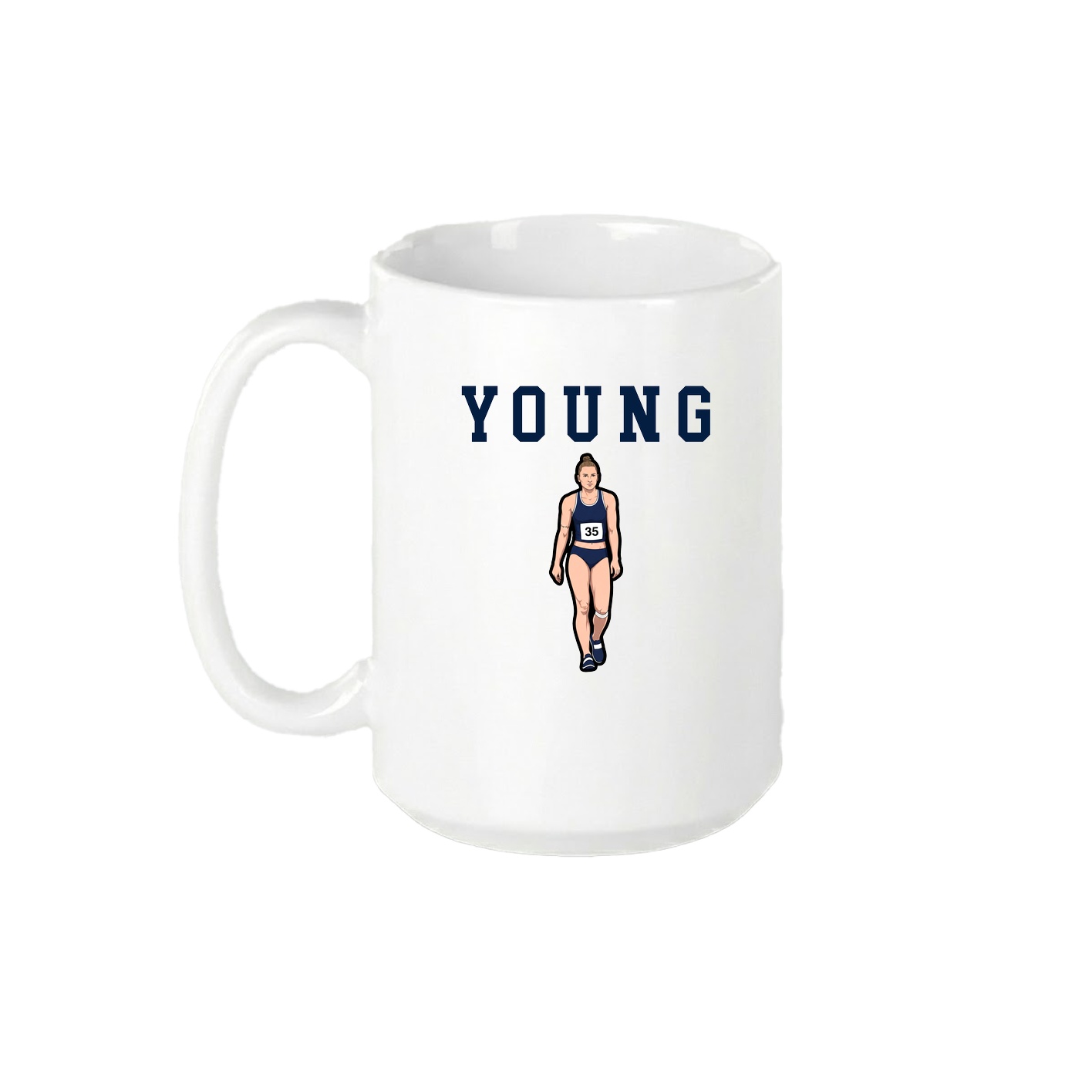 15oz Coffee Mug — Shirsey in White