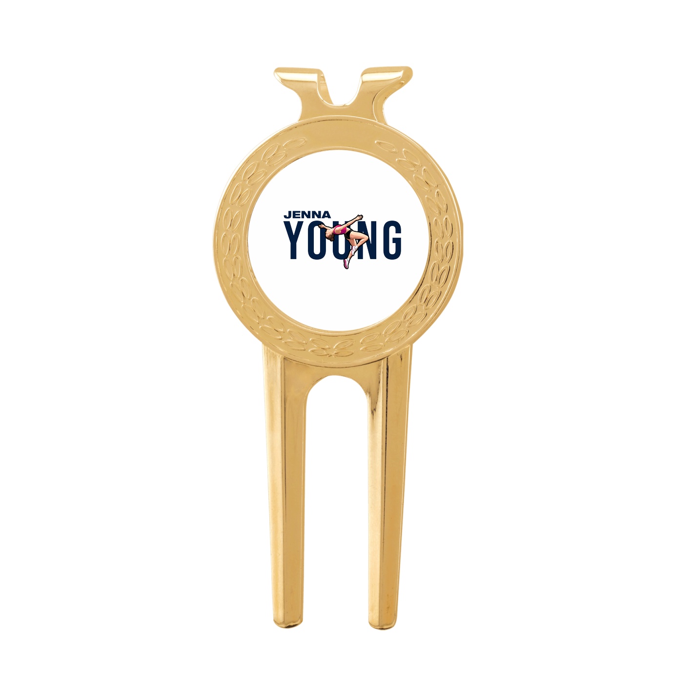 Divot Tool with Ball Marker — Player Name in Classic