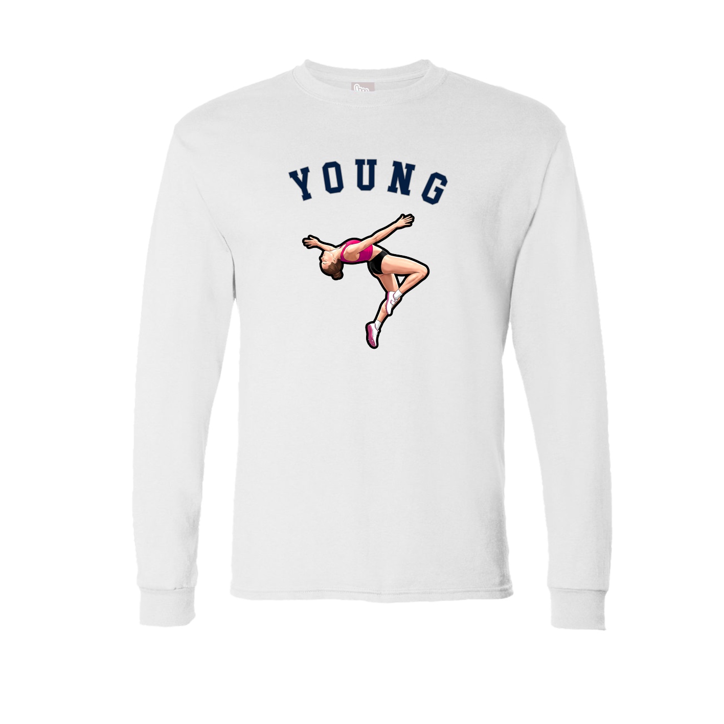 Long Sleeve Tee — Shirsey Arch in White