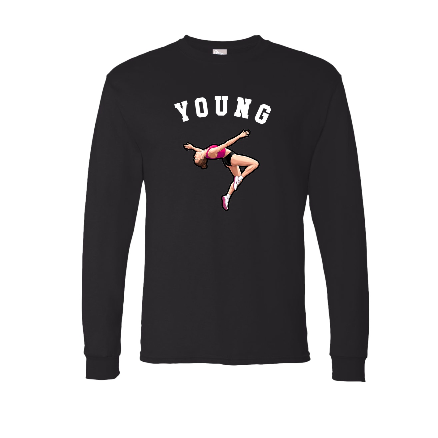 Long Sleeve Tee — Shirsey Arch in Black
