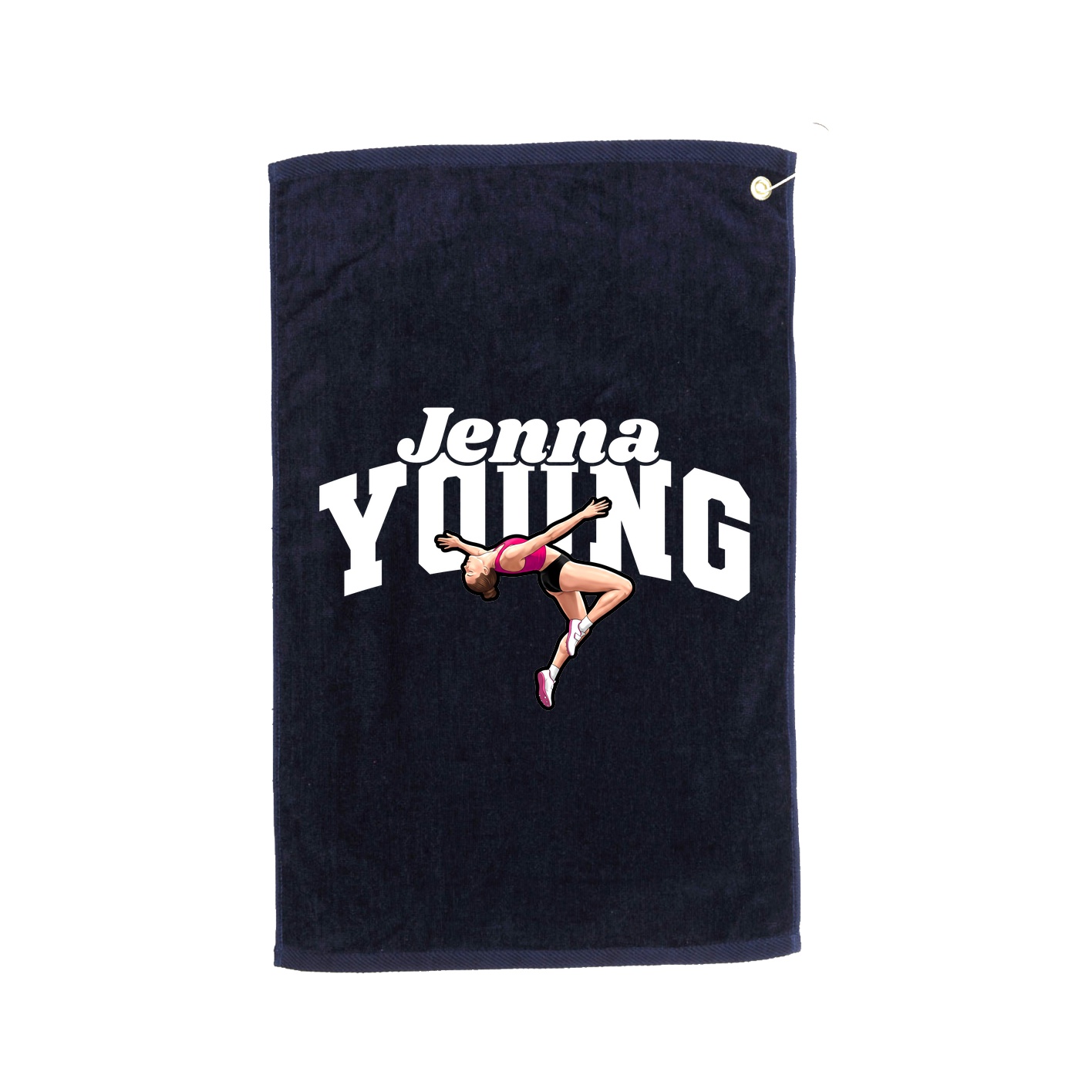Golf Towel — Signature Arch in Navy