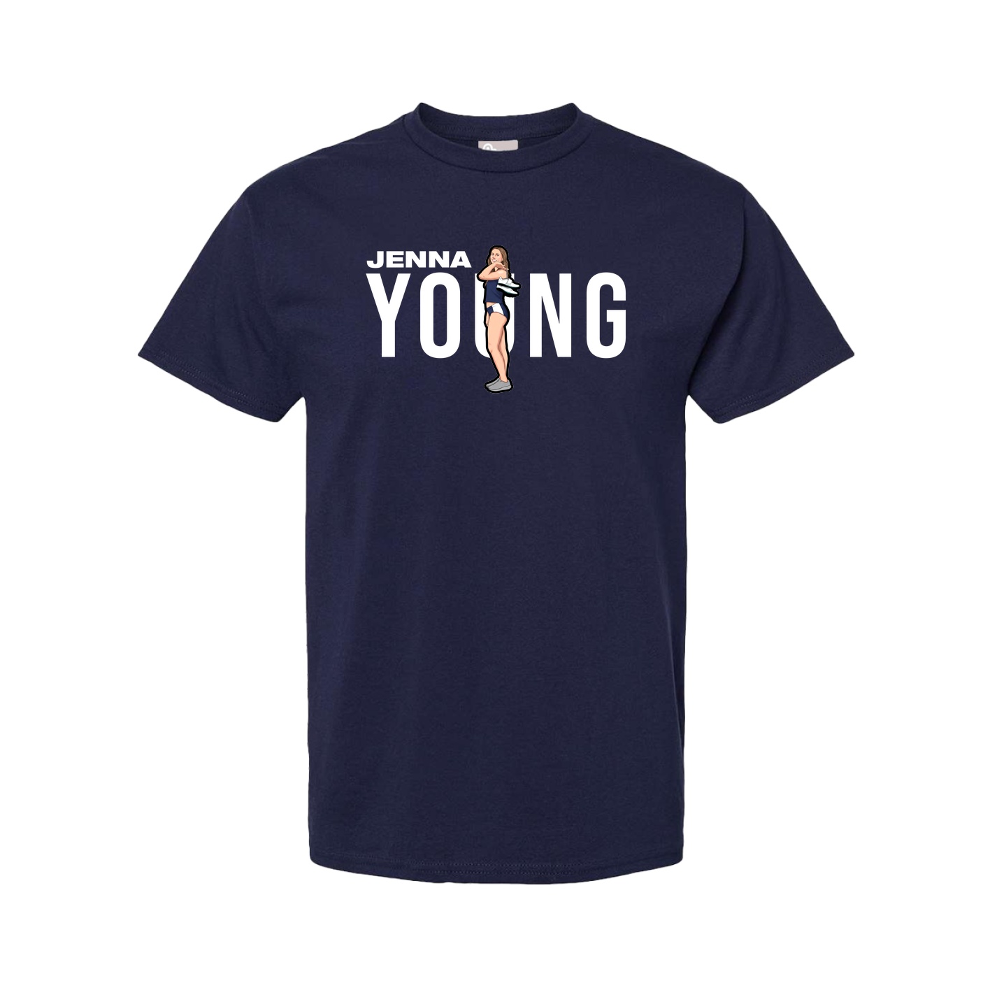 Tee — Player Name in Navy