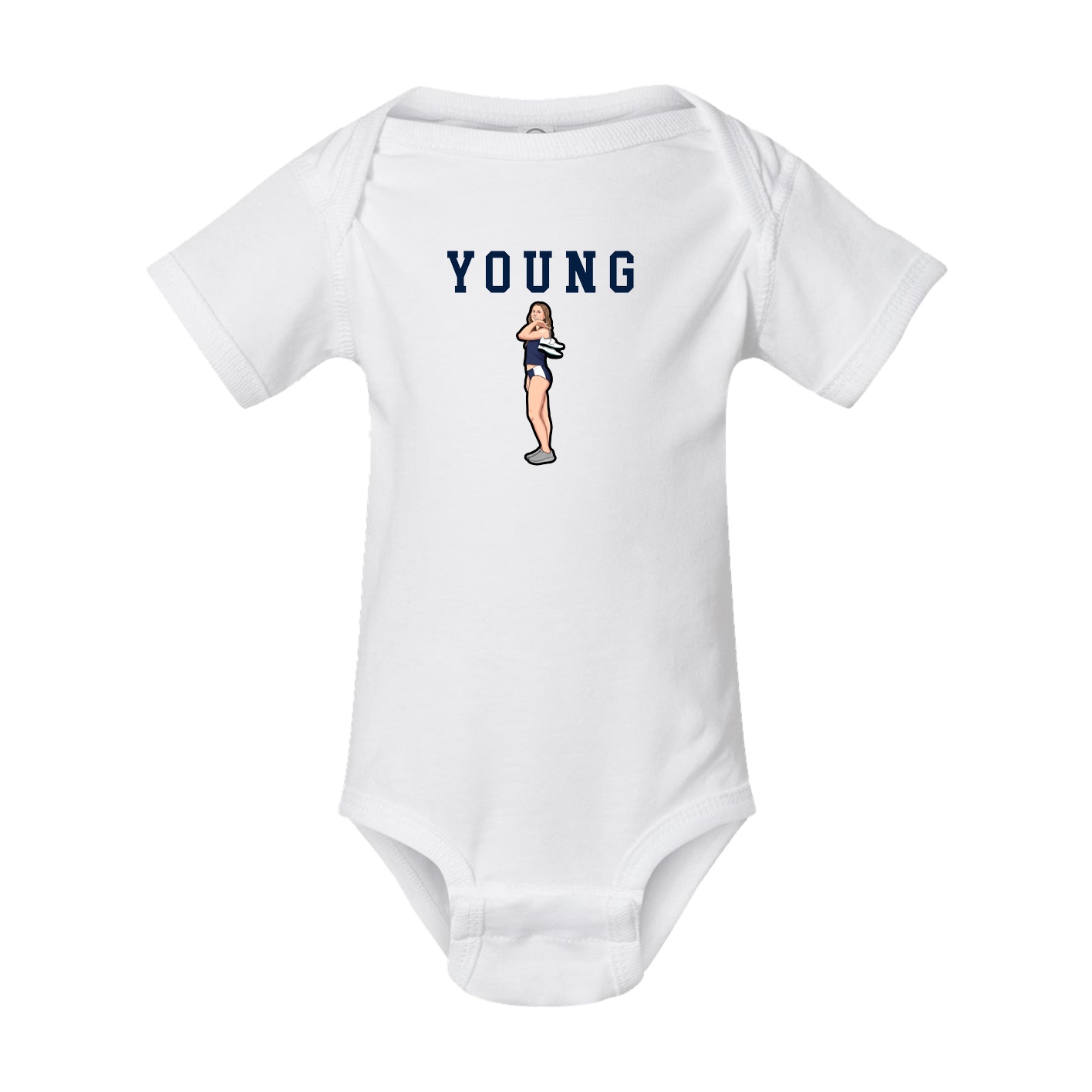 Baby Onesie — Shirsey in White