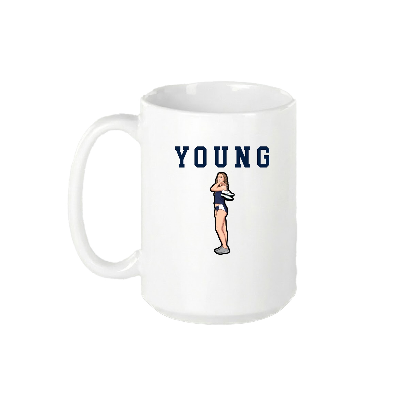15oz Coffee Mug — Shirsey in White