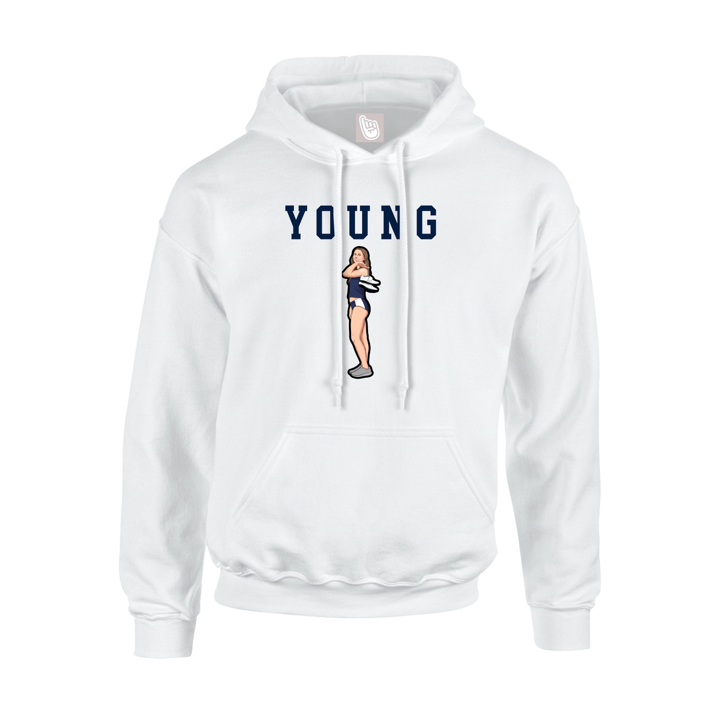 Hoodie — Shirsey in White