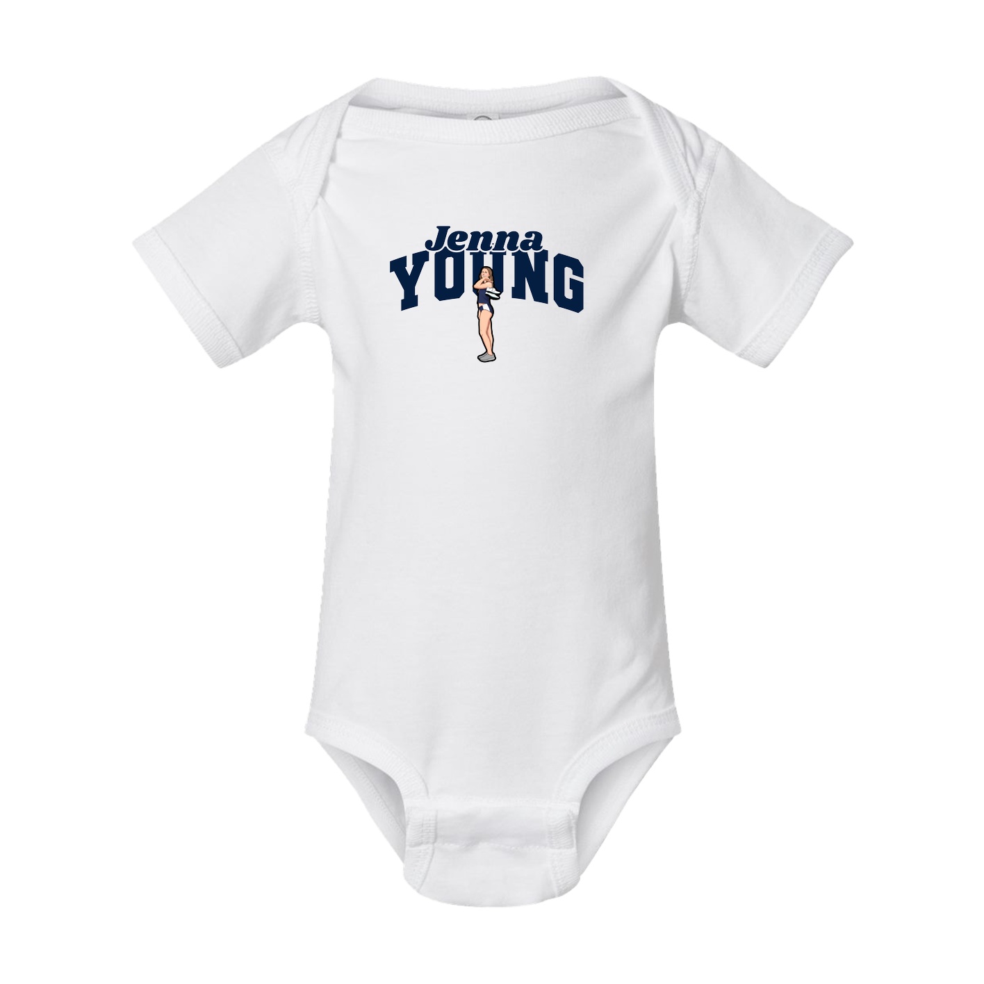 Baby Onesie — Signature Arch in White