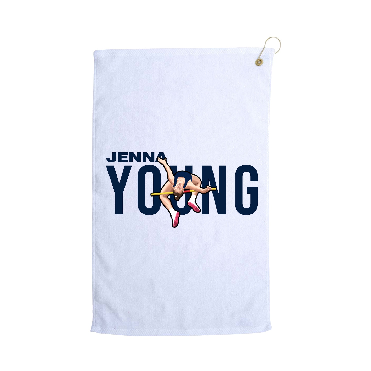 Golf Towel — Player Name in White