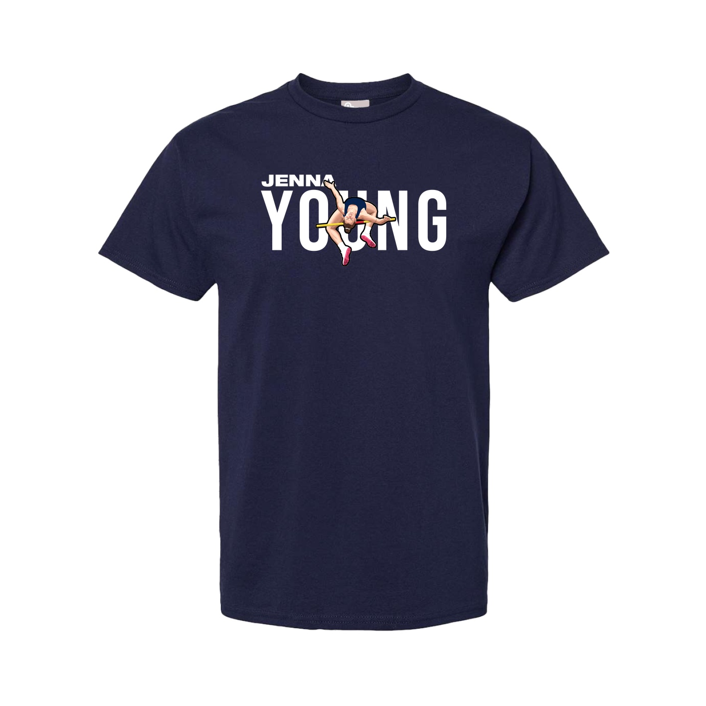 Youth Tee — Player Name in Navy