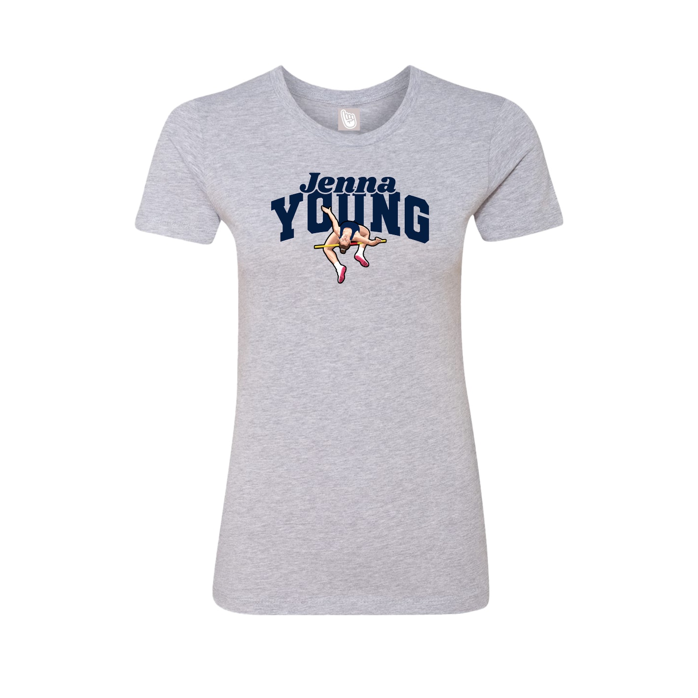 Womens Tee — Signature Arch in Grey