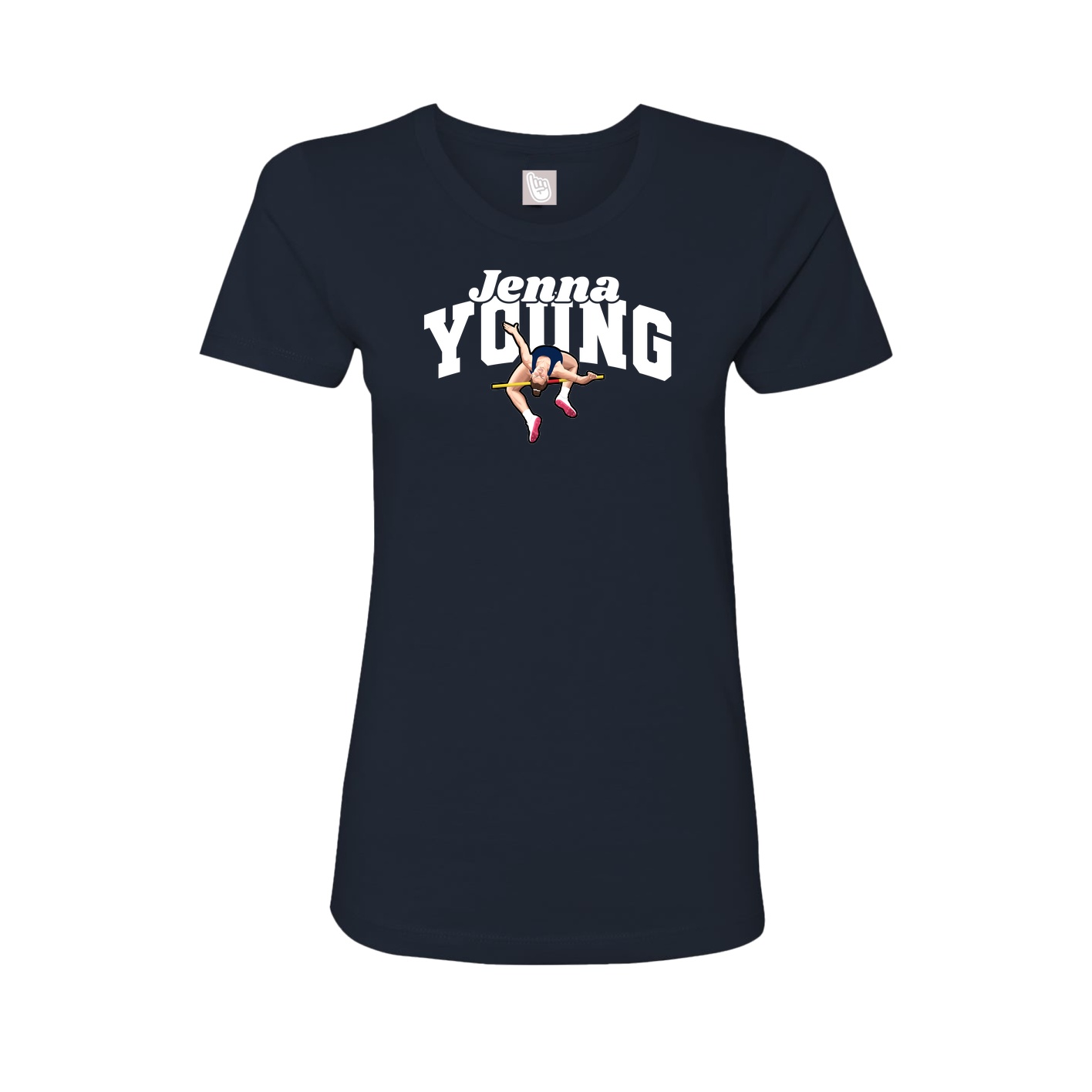 Womens Tee — Signature Arch in Navy