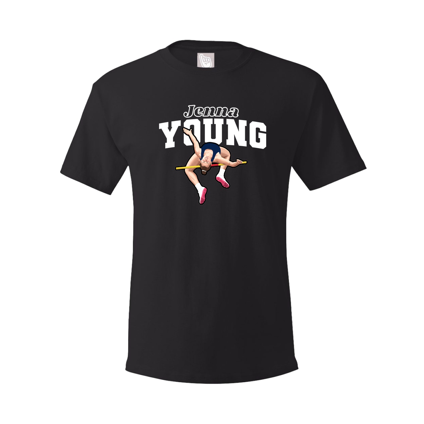 Youth Tee — Name Arch in Black