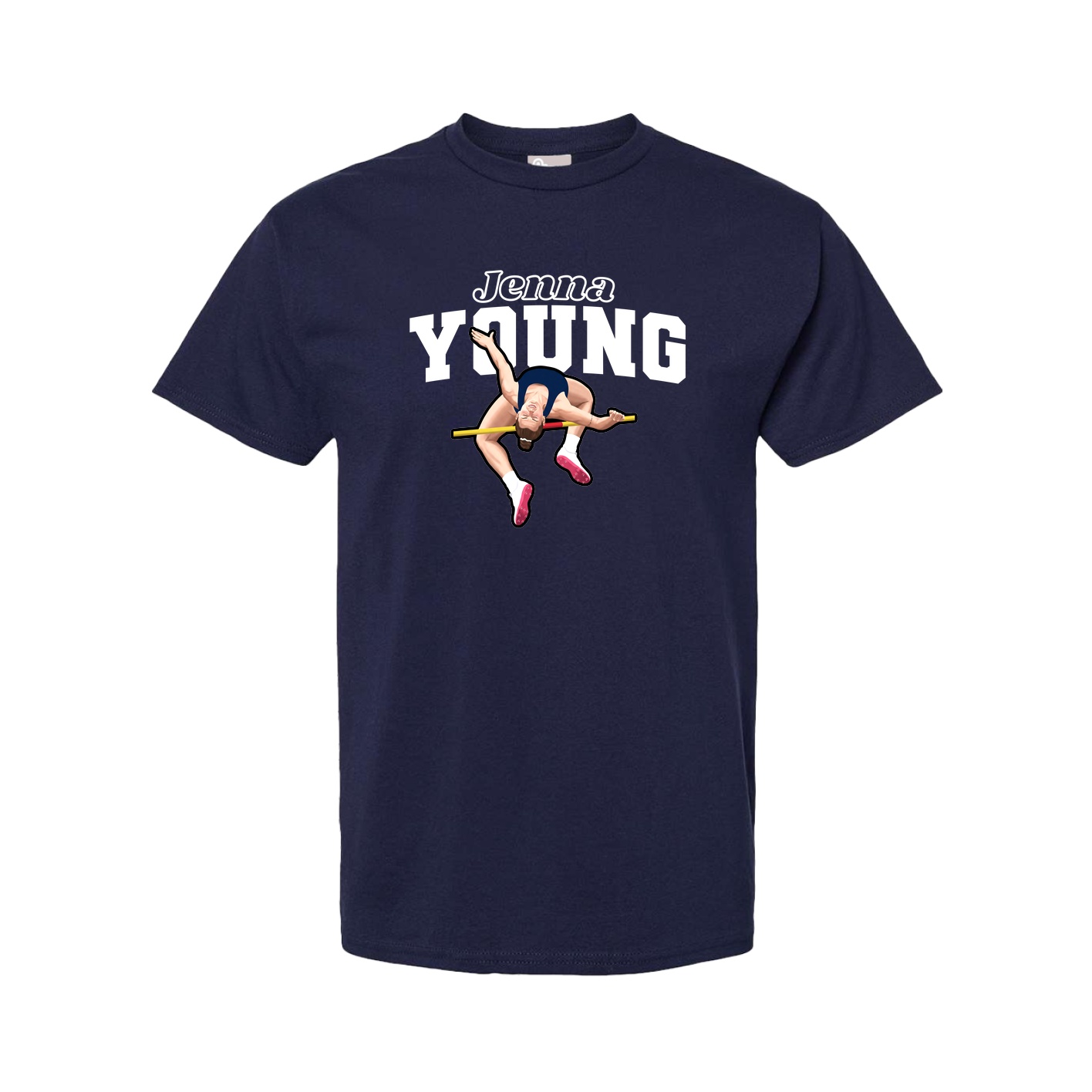 Youth Tee — Name Arch in Navy
