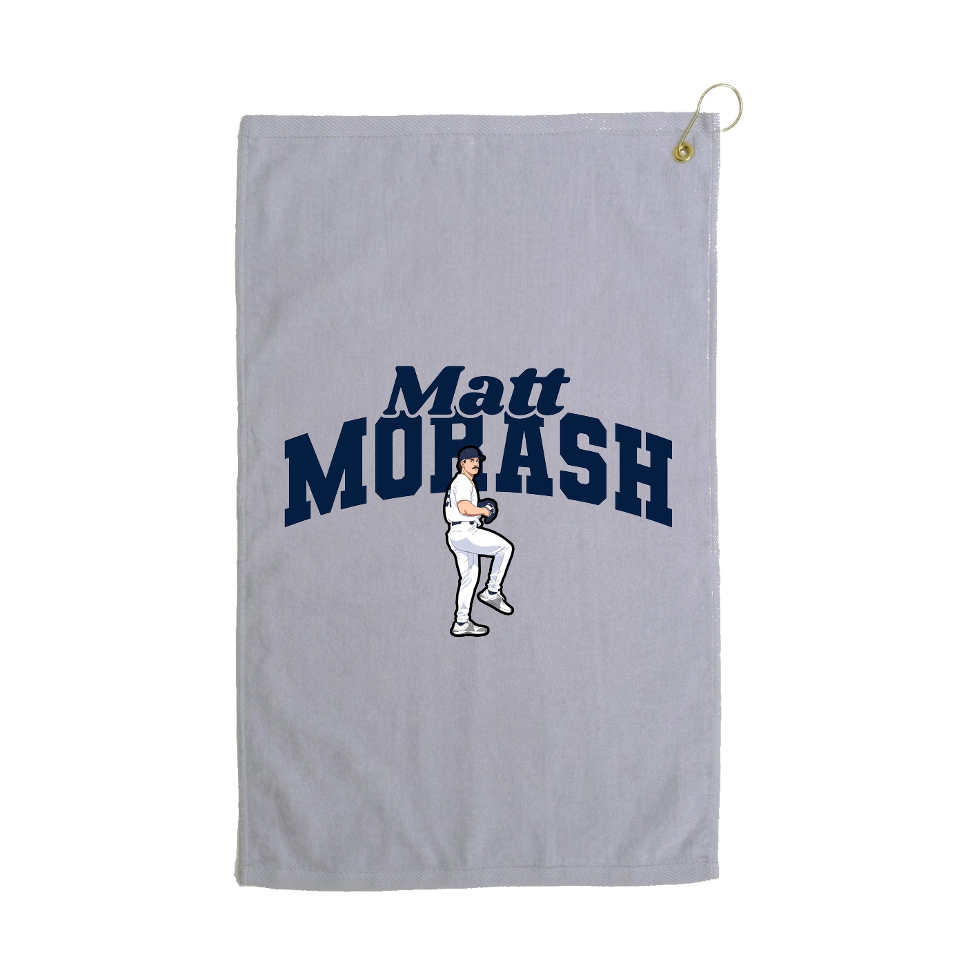 Golf Towel — Signature Arch in Grey