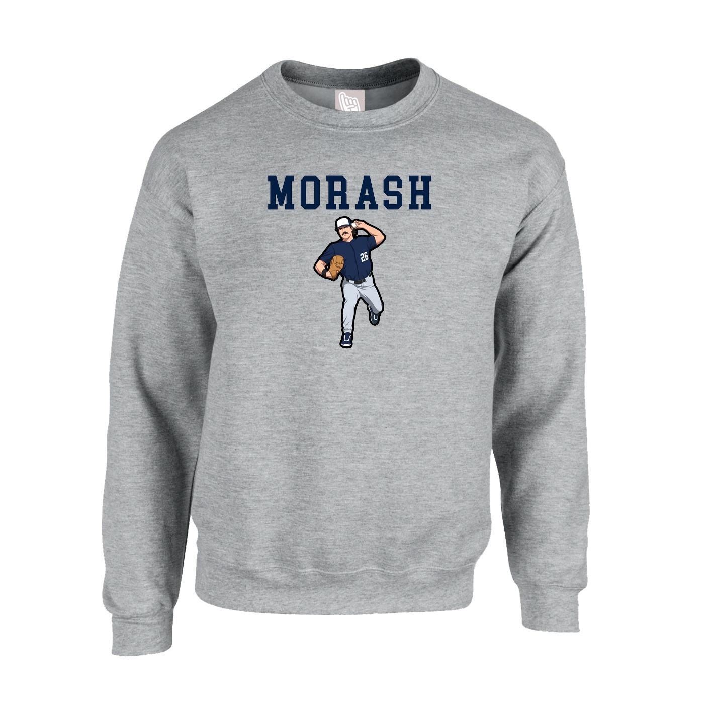 Fleece Crew — Shirsey in Grey