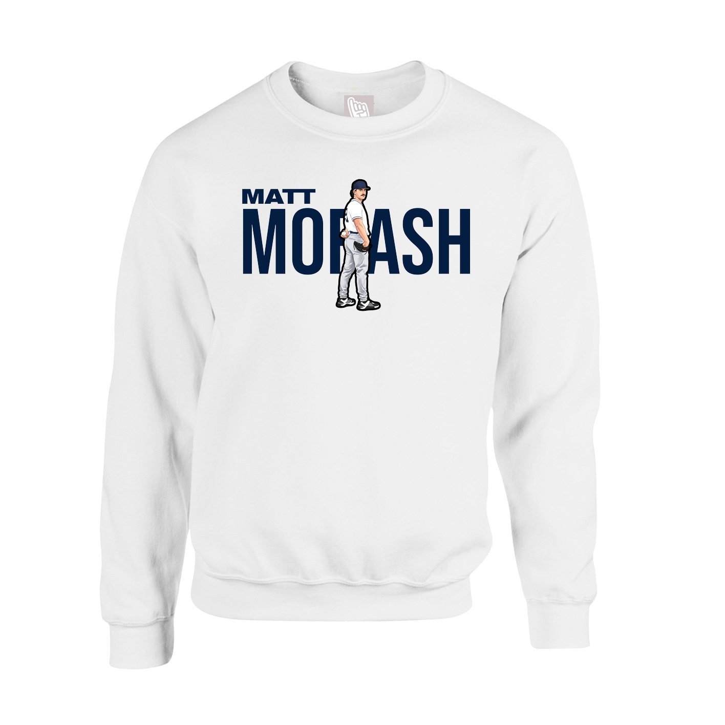 Fleece Crew — Player Name in White