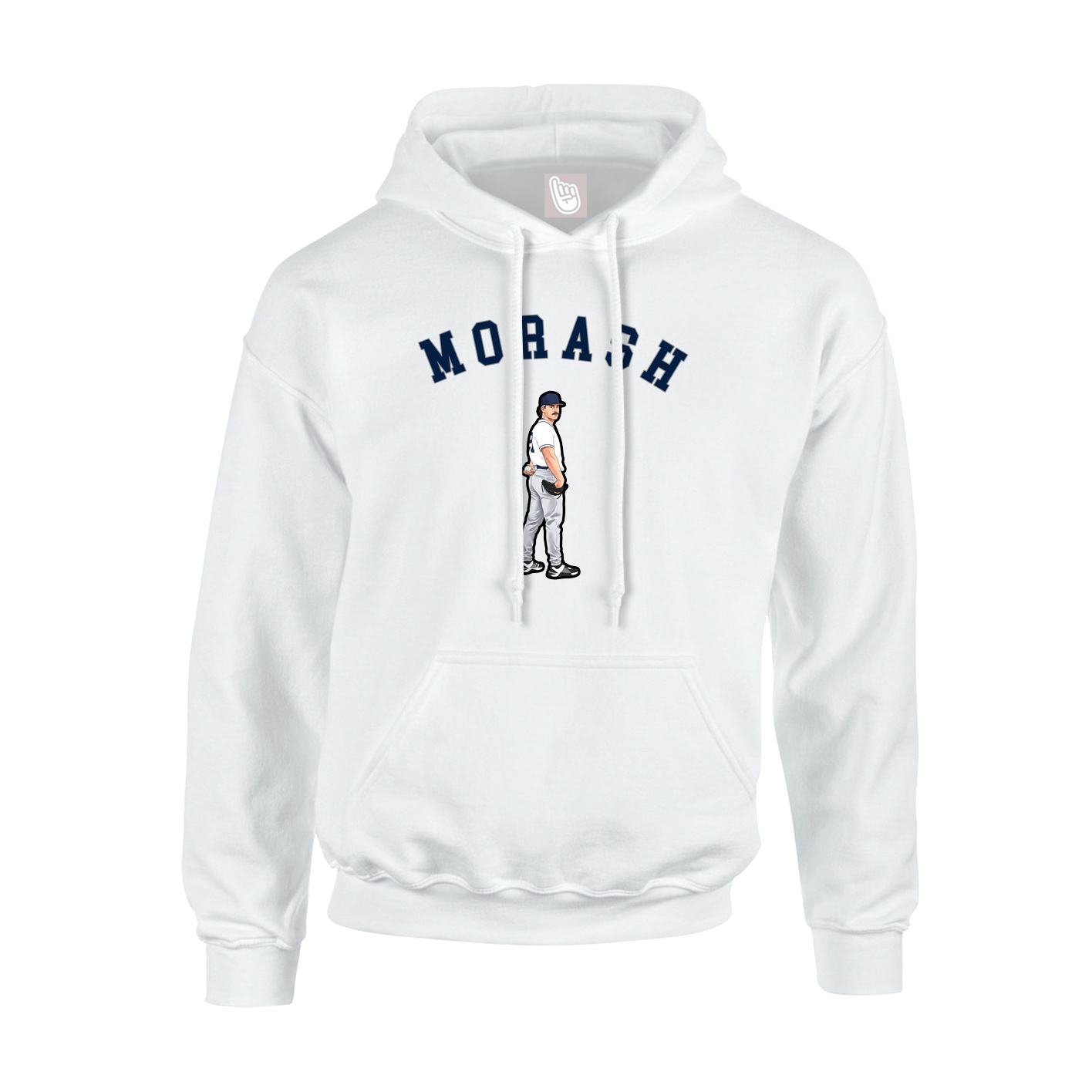 Hoodie — Shirsey Arch in White
