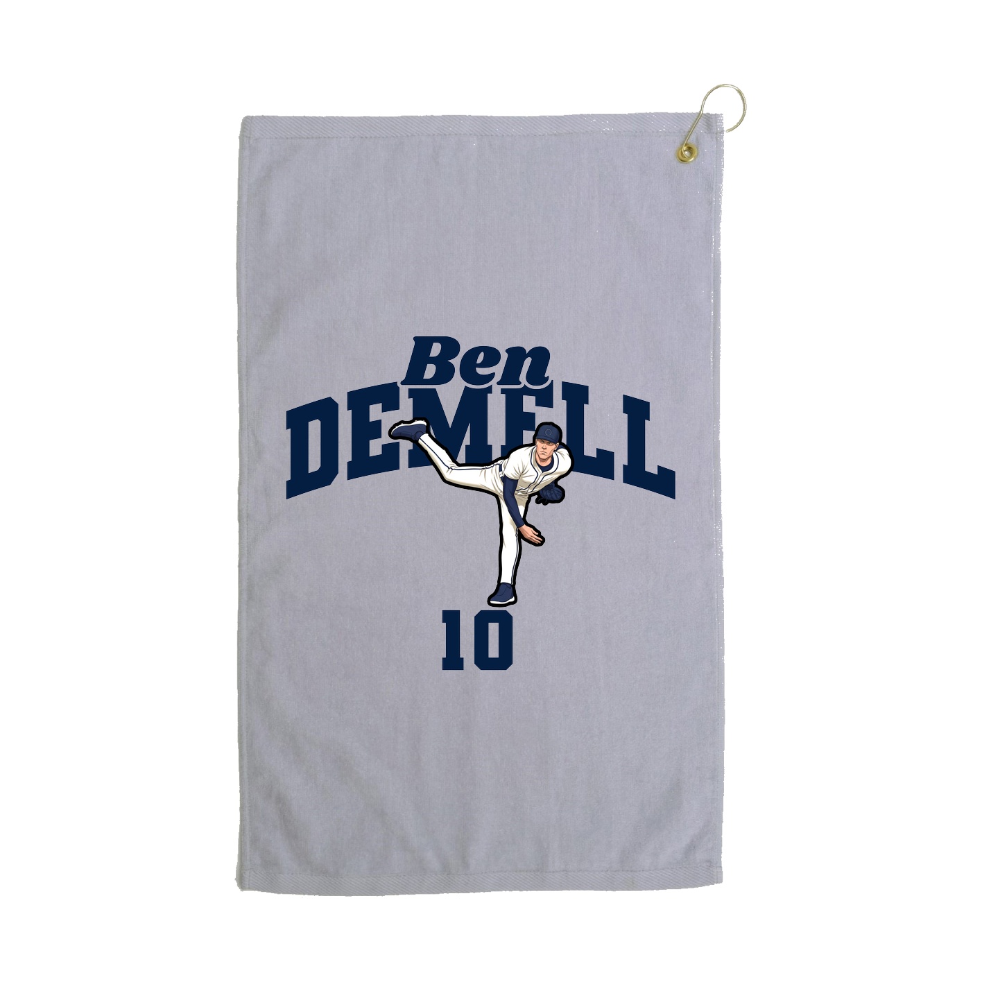 Golf Towel — Signature Arch in Grey