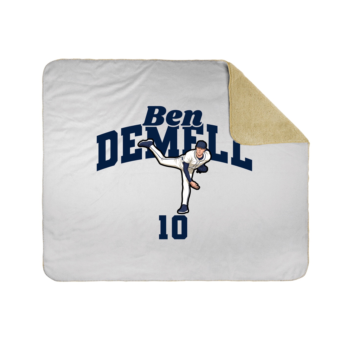 Throw Blanket — Signature Arch in White