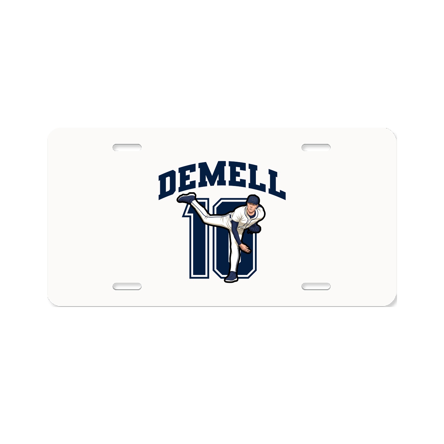 License Plate — Number in Classic